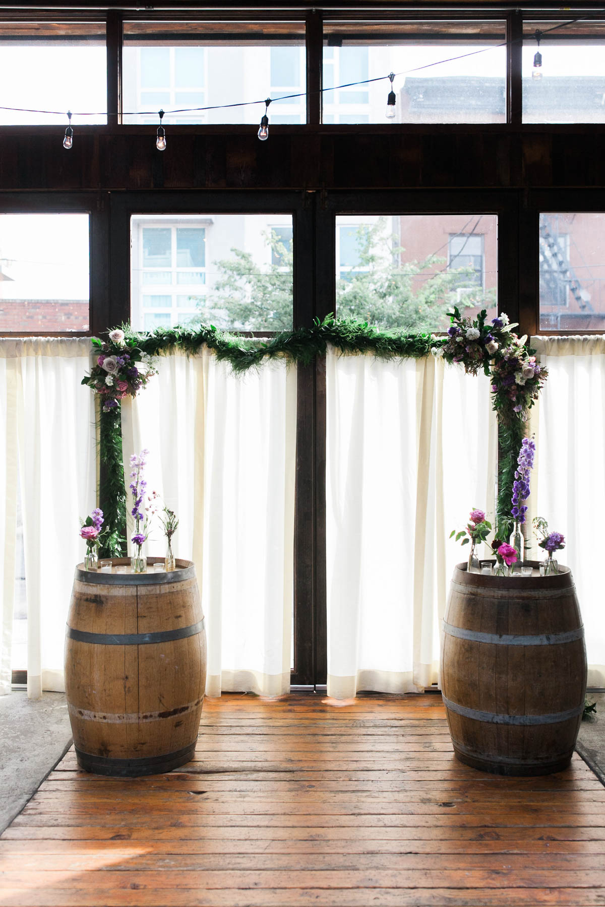 Ceremony Flowers at Brooklyn Winery